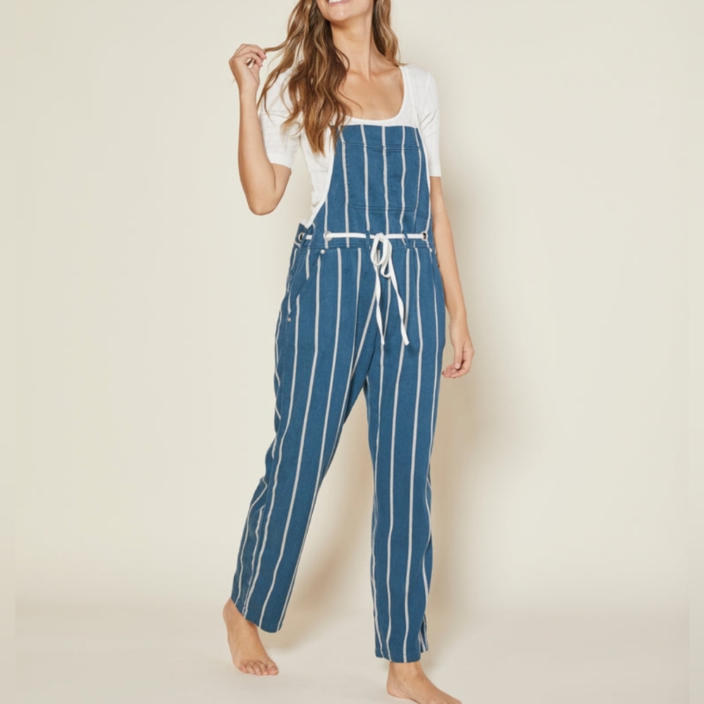 NWT OUTERKNOWN | Topanga Striped Overalls - Picture 2 of 5